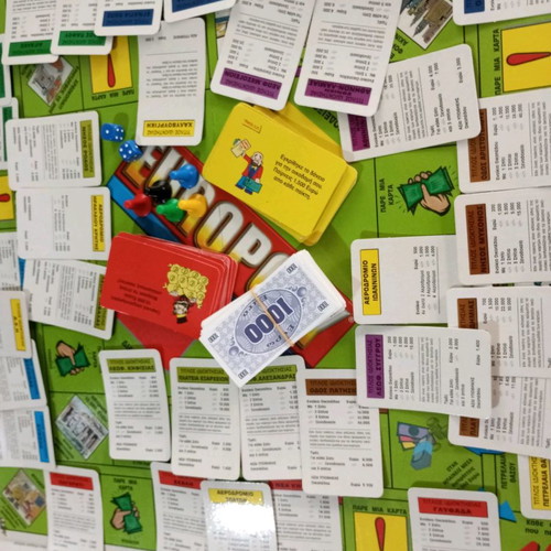 Europoly board game used, deluxe for children over 6 years