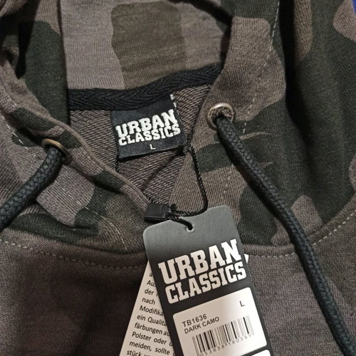 Urban Classics hoodie new army print with hood