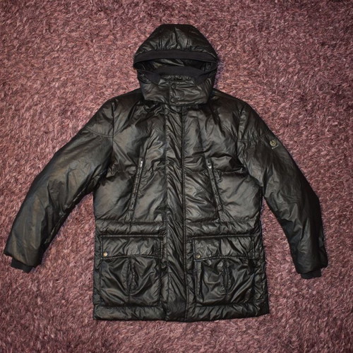 Belstaff long men's jacket size M used, black