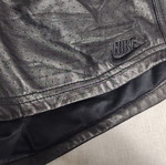 Nike women's leather shorts, size S, black