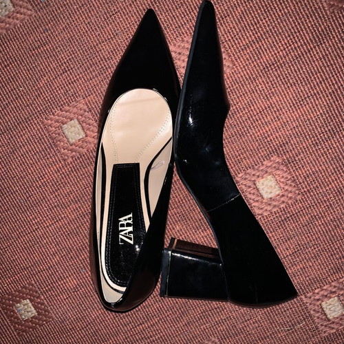 Zara pumps size 40 like new black and beige