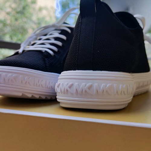 Michael Kors Grove Knit sneakers new, black women's athletic shoes
