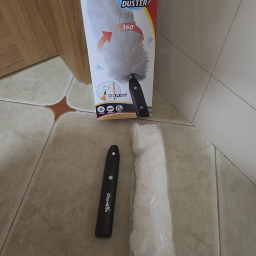 CleanRite Electric Turbo Duster new with 360° motorized microfiber head