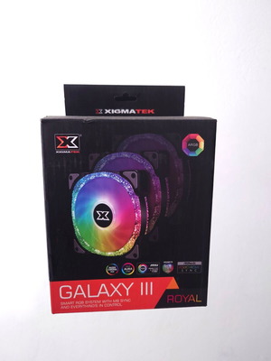 Xigmatek Galaxy III Royal Case Fan 120mm με ARGB φωτισμό, σετ 3 τεμαχίων