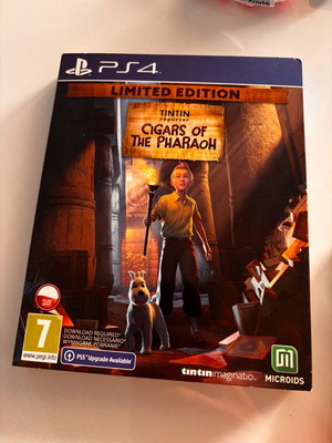 PS4 Tintin Cigars of the Pharaoh Steelbook like new