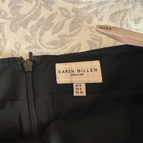 Karen Millen black skirt knee-length like new, size S