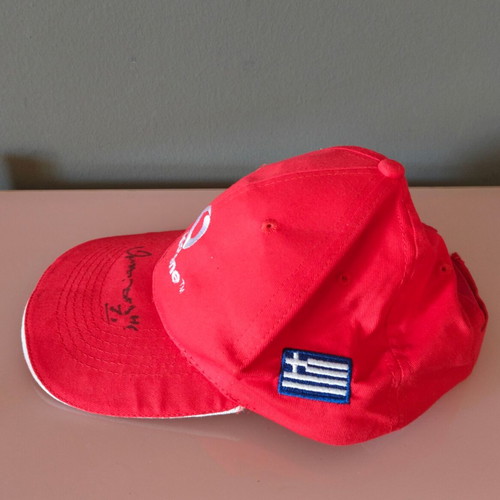 Cap with autograph of Antonis Nikopolidis, like new