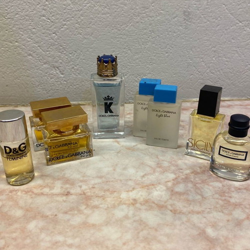 Dolce and Gabban miniatures like new