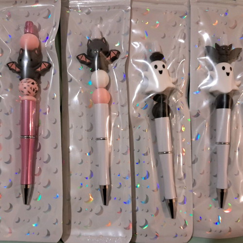 Handmade pens with black ink, new