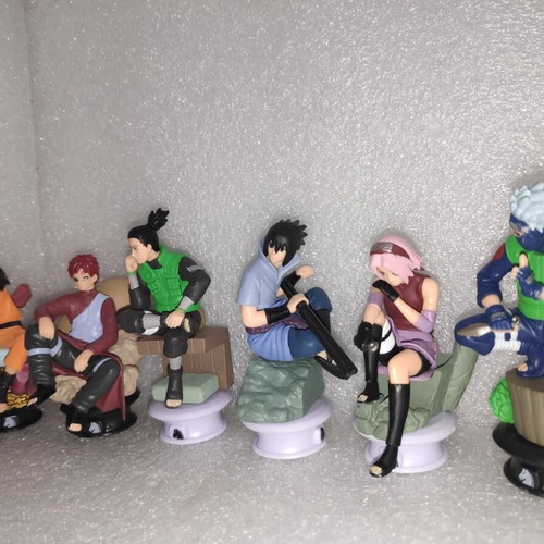 Naruto Shippuden anime figure set of 6, like new