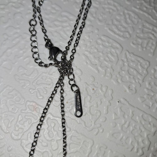 Joan necklace, stainless steel