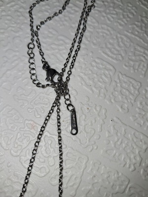 Joan necklace, stainless steel