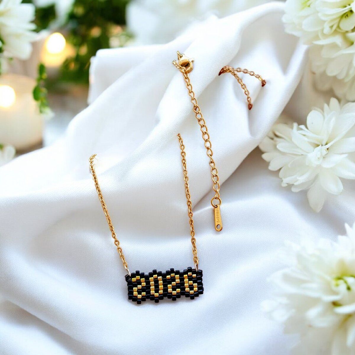 Handmade 2026 lucky necklace with Miyuki… - € 13,00 - Vendora.cy