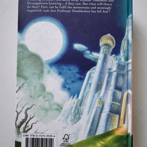 Harry Potter and the Deathly Hallows First Edition hardcover book, Bloomsbury