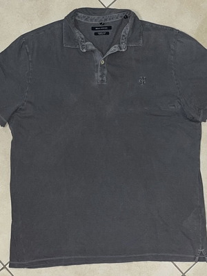 Marc O’Polo Garment Dyed Polo Shirt Anthracite Grey Regular Fit Size XXL like new