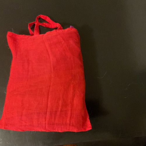 Silk throw Soie Sauvage new, 2.20x2.20 m, double bed size