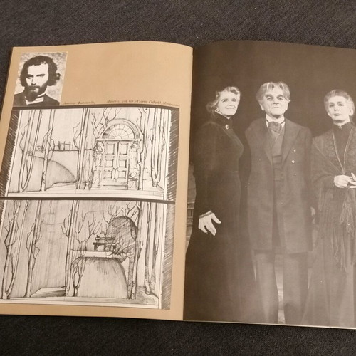 National Theatre playbill used, Yiannis Gavriil Borkman