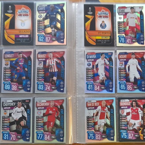 Champions League 2019-2020 Match Attax Extra album with 267 cards, like new