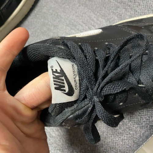 Nike black sneakers used, size 43