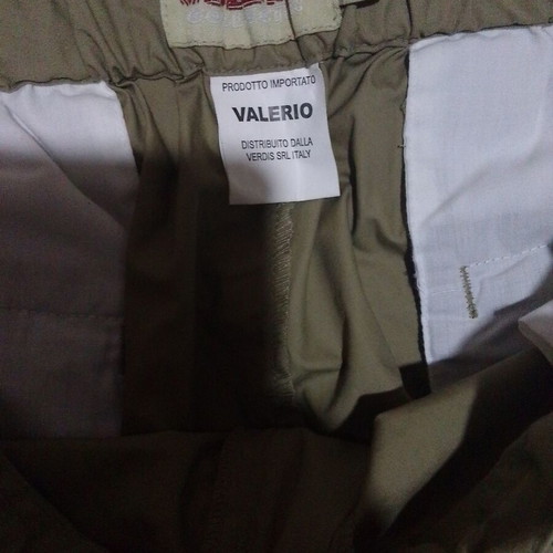 Men's Pants XL like new, beige, Italian with zipper pockets