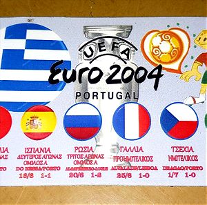 Συλλεκτικο μαγνητακι Εθνικη Ελλαδας UEFA Euro 2004