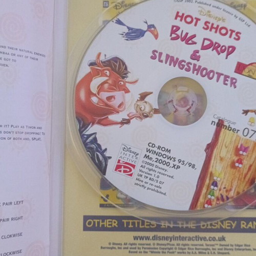 Disney Hotshots The Lion King PC game used