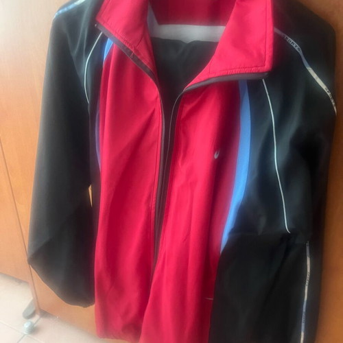 Nike tracksuit new large black and red