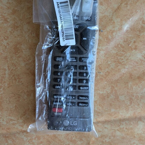 LG Sound Bar Remote Control new