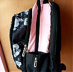  Σχολική τσάντα μεγάλη για κορίτσι δημοτικού σε ροζ και μαύρο χρώμα