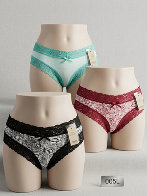 Women's underwear set 3 pieces multicolor size Larts new