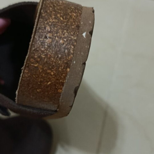 Zara Home brown leather clogs used, size 37