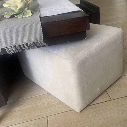 Coffee table wenge color, oak, used, with sliding top and drawers