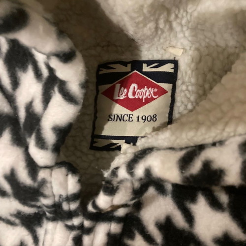 Lee Cooper fleece jacket used, black, size L