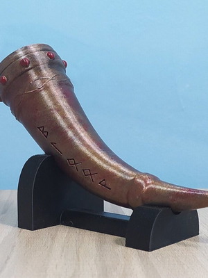 Bloodied Horn God of War decorative 3D printed figure new