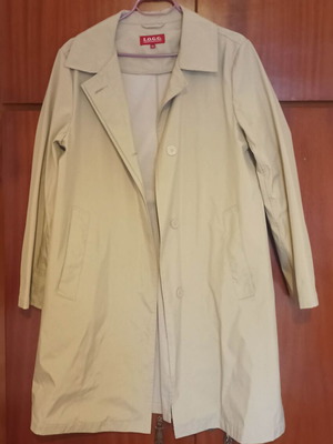 H&M beige trench coat like new, size 38/M