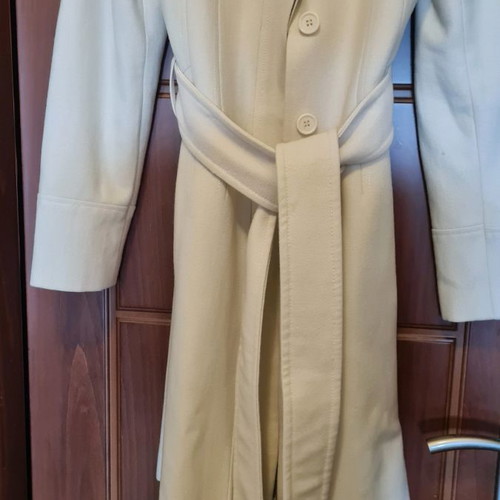 Julia Berkovich coat used, cream color, size Small