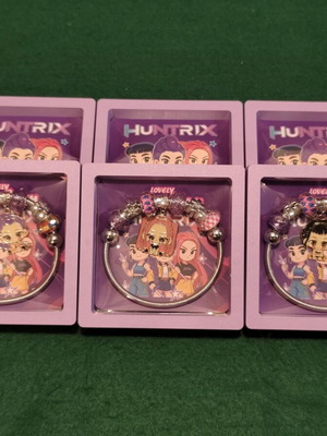 Demon Hunters set of 3 children's bracelets with beads and charms