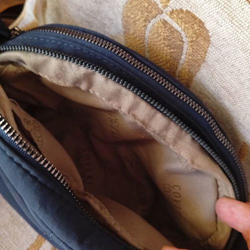 Dark blue shoulder bag, everyday use