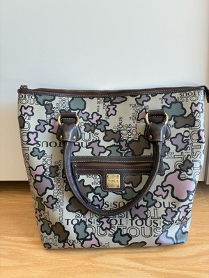 Tous leather shoulder bag used, multicolor