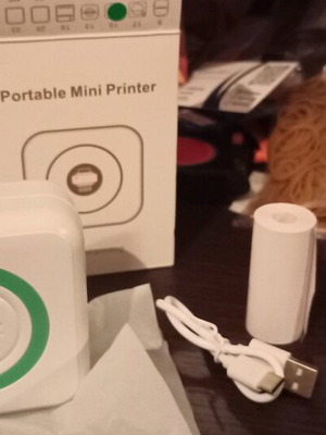 Mini printer new, portable for black and white photos