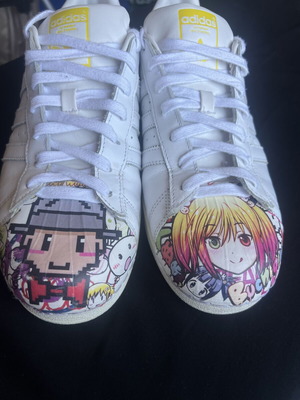 Adidas SuperstarX Pharrell Williams Supershell Anime men's trainers