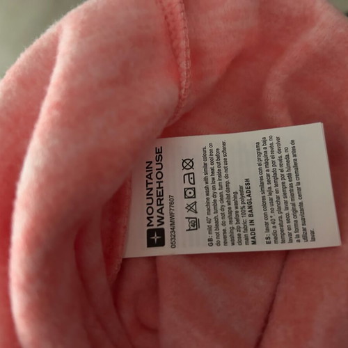 Mountain Warehouse Snowdon Melange women's fleece UK 12, coral