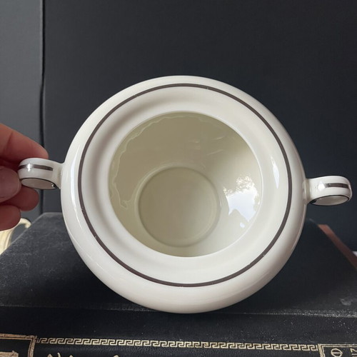 Vintage Porcelain Sugar Bowl Pirkenhammer like new, Art Deco style