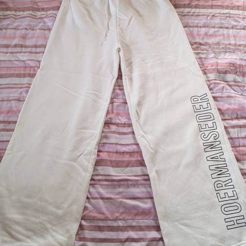 Hoermanseder tracksuit size 38 like new, white, fleece lined