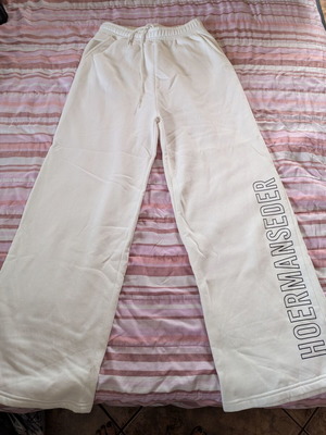 Hoermanseder tracksuit size 38 like new, white, fleece lined