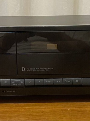 Sherwood DD-2010C Stereo Double Cassette Deck used, needs repair