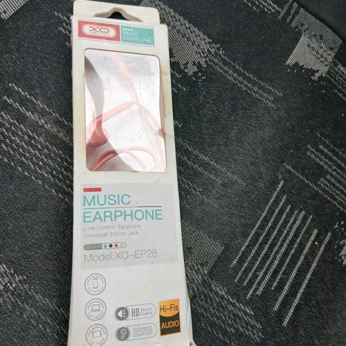 Mobile phone earphones like new with case and charging cable