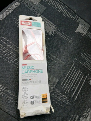 Mobile phone earphones like new with case and charging cable