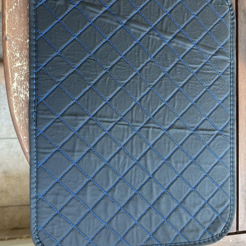 Universal Premium Car Mats like new, black with blue stitching
