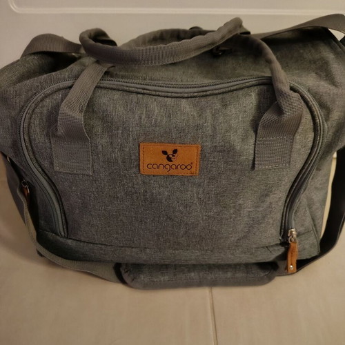 Changing bag like new, gray color